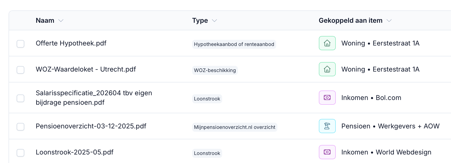 Documenten automatisch gelabeld en gekoppeld met AI in Lumeo